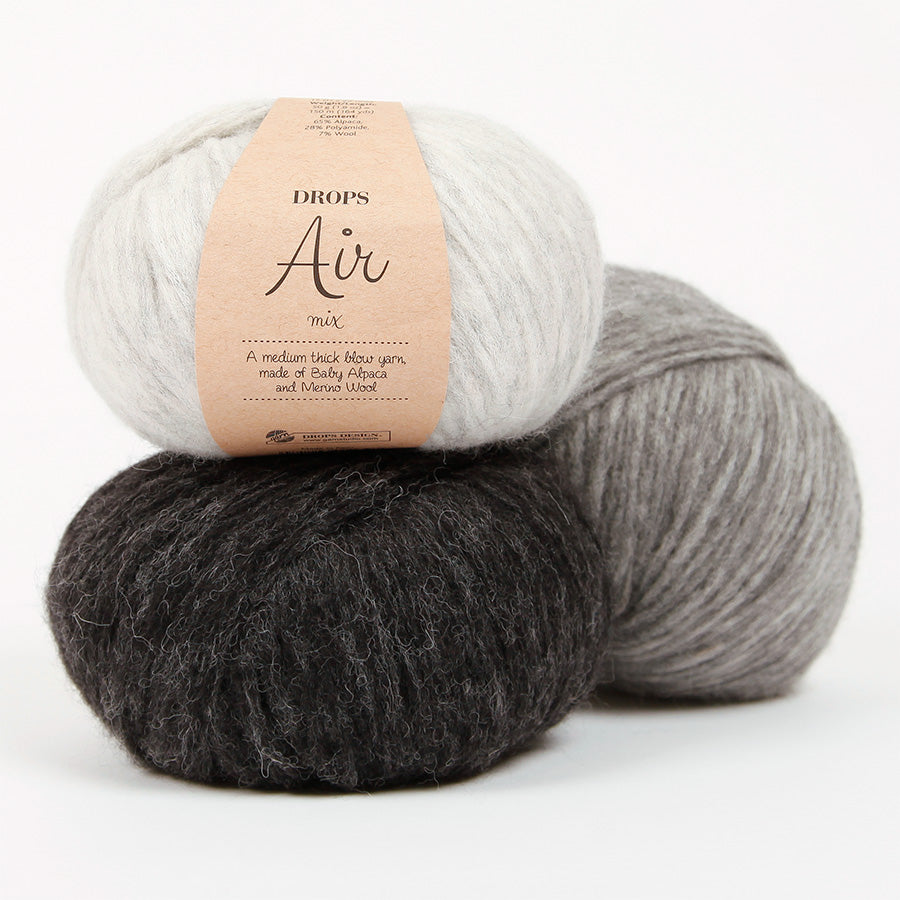 Alpaca Merino Aran Yarn Light Blow Knitting Wool Worsted Baby Soft DROPS  AIR